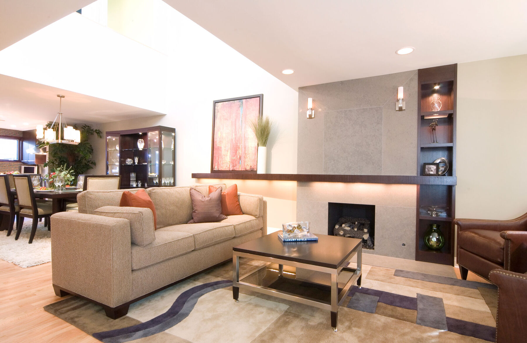 Lincoln Park row home living room